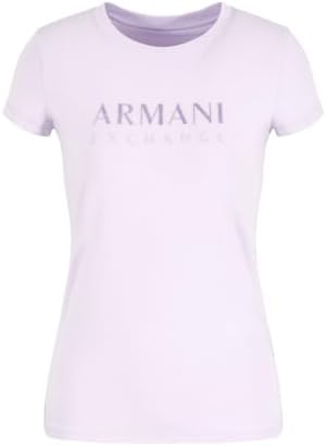 Emporio Armani Armani Exchange Women's Sparkle Logo Cotton T-Shirt