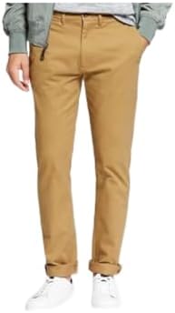 Canali Mens Brown Flat Front, Chino Pants 48W/ 32L