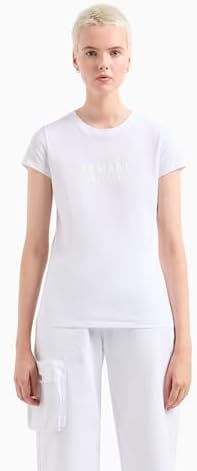 Emporio Armani Women's A|x Logo Cotton Jersey T-Shirt