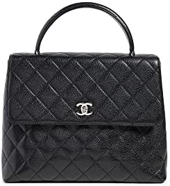 CHANEL Women's Pre-Loved Jumbo Kelly Flap, Caviar