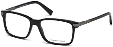 ERMENEGILDO ZEGNA Eyeglasses EZ5009 001 Shiny Black 55MM