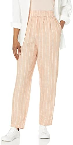 Emporio Armani Women's Striped Linen Pants