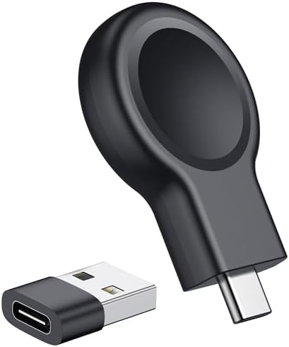 ???? ??????? for Apple Watch Charger,Magnetic Portable iWatch Charger USB C&USB A Fast Wireless Charging Travel Battery Charger for iWatch Ultra2/Ultra/SE2/SE Series 9/8/7/6/5/4/3/2/1