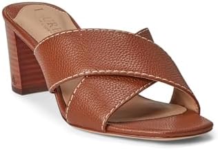 LAUREN Ralph Lauren Womens Freddi Sandal Refined Navy 6 Medium