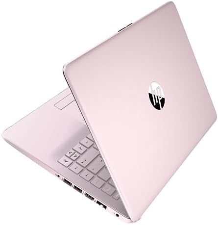 HP Stream 14" HD BrightView Laptop, Intel Celeron N4120 Processor, 4GB RAM, 64GB Storage, Intel HD Graphics, 720p Webcam, 1 Year Office 365, Pink, Win 11 S, 32GB Hotface USB Card