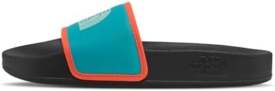 THE NORTH FACE Base Teen Camp Slide III, Geyser Aqua/TNF Black, 4