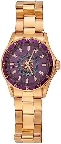 Desert Cactus Omega Psi Phi Crest Gold Color Metal Fraternity Watch Greek Wrist Watch OPP