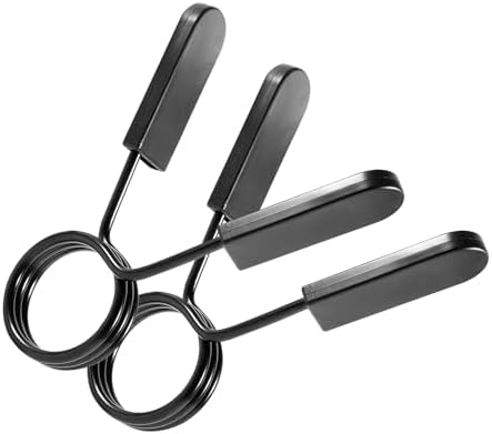 Lestino Barbell Clips, Spring Clip Collars, 2 inches Barbell Collars for Olympic Weightlifting Bar (Sold in Pair)
