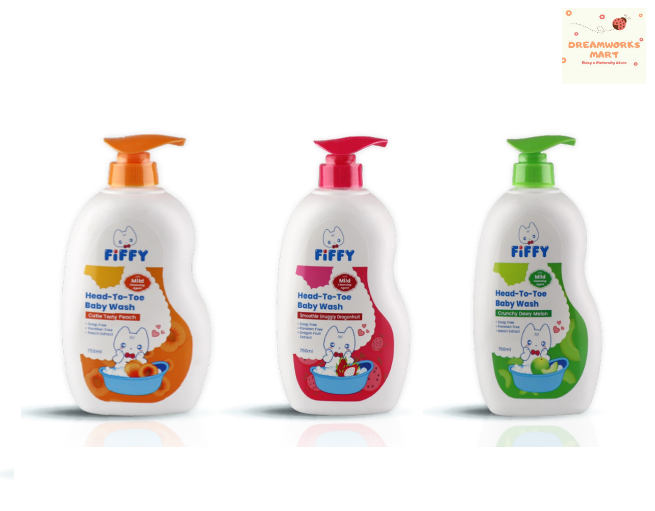 Fiffy Baby Head To Toe Peach/Melon/Dragonfruit Bundle Deal