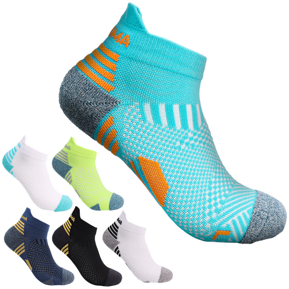 Professional Marathon Running Socks Men Women Fitness Thickened Towel Bottom Sports Ankle Socks