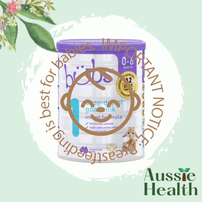 Bubs Organic Australian Goat Milk Infant Formula Stage 1 800G (0-6 months) [Aussie]