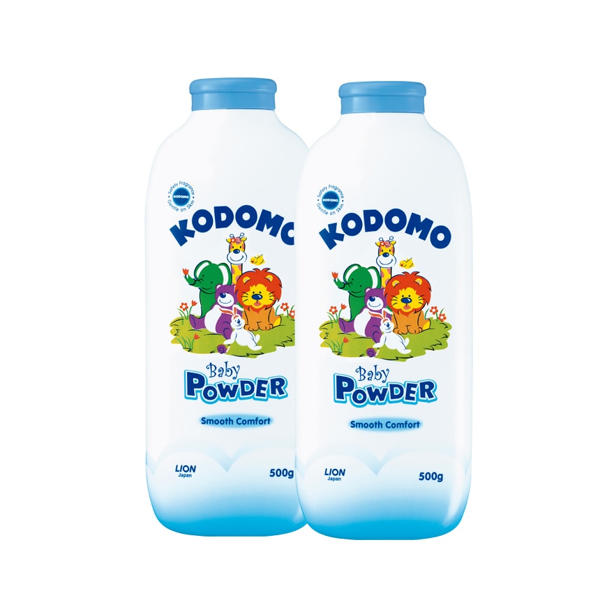 KODOMO Baby Powder 500G Twin Pack