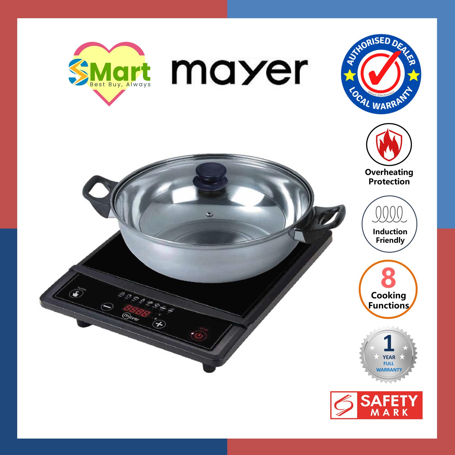 ?FOC pot included? Mayer Induction Cooker [MMIC2001] *10 Level Temp/Hotpot/Fry/Braise/Porridge/Soup*