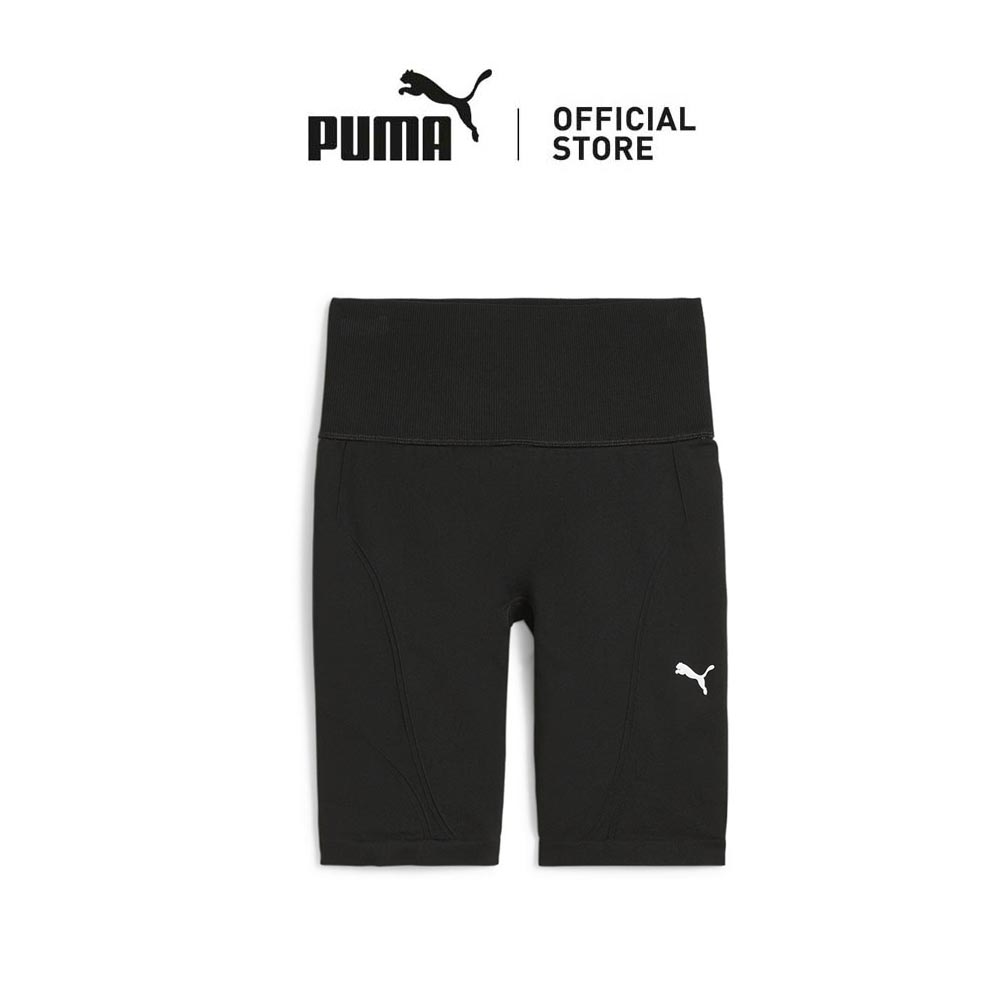 [NEW] PUMA SHAPELUXE High-Waisted Women's Biker Shorts ( Black)