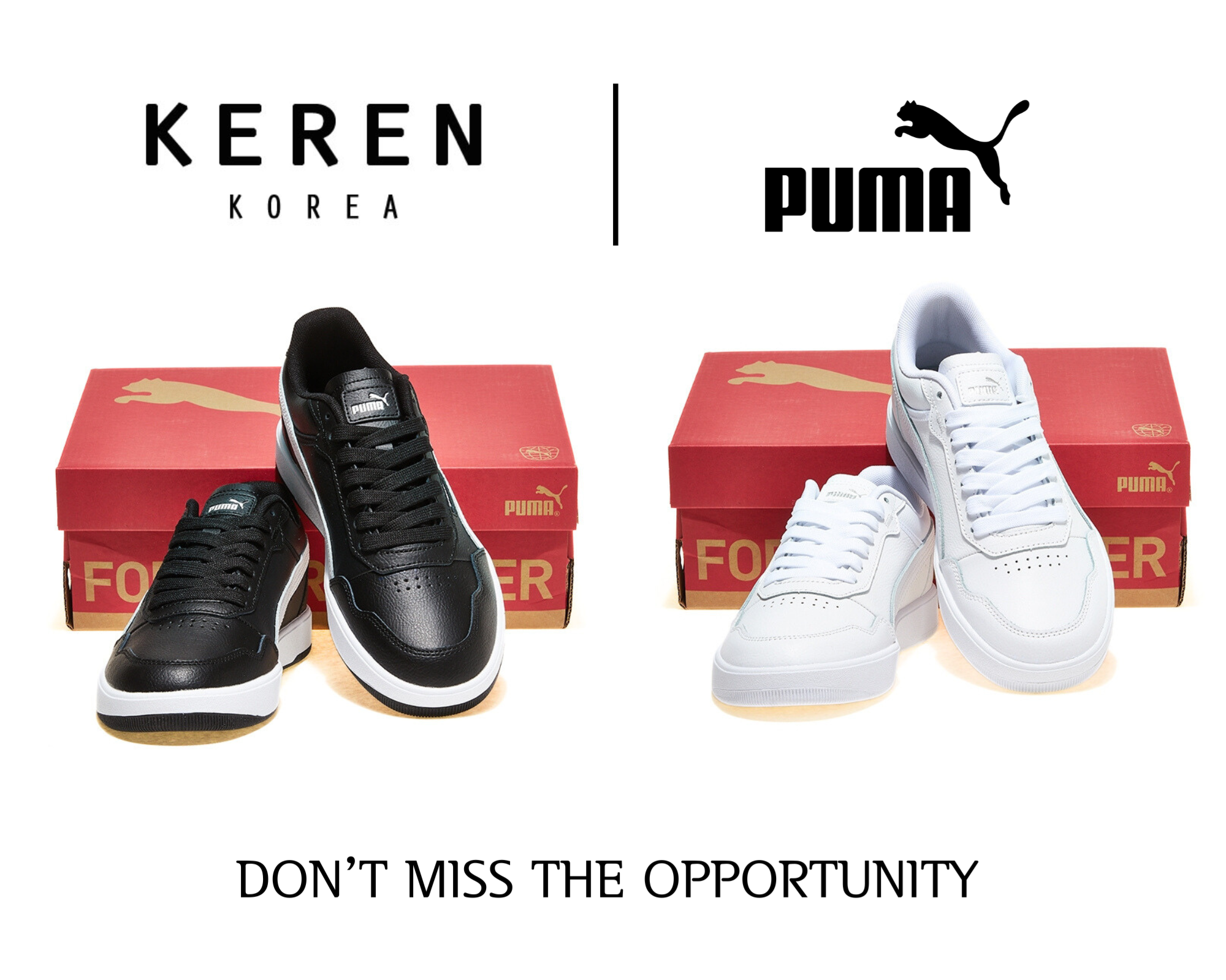 [by KERENKOREA]  Puma Unisex Court Ultra 100% Authentic from korea Sneakers PKI38936802/PKI38936804 Women's and Men's for shoes shipping by KERENKOREA