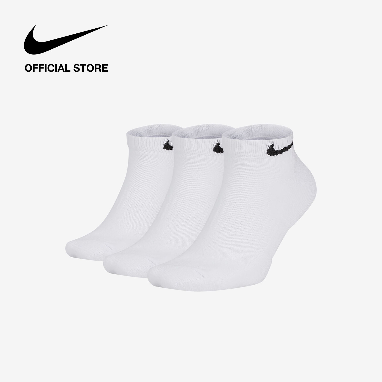 Nike Everyday Cushioned Training Low Socks (3 Pairs) - White